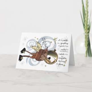 Christmas  Whimsical Reindeer Card