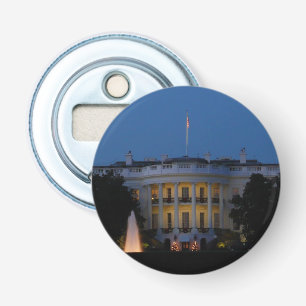 Christmas White House at Night in Washington DC Bottle Opener
