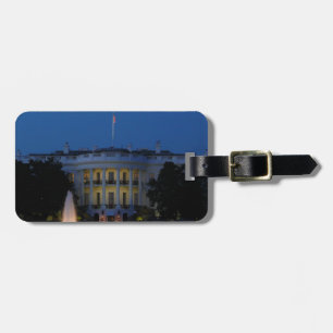 Christmas White House at Night in Washington DC Luggage Tag