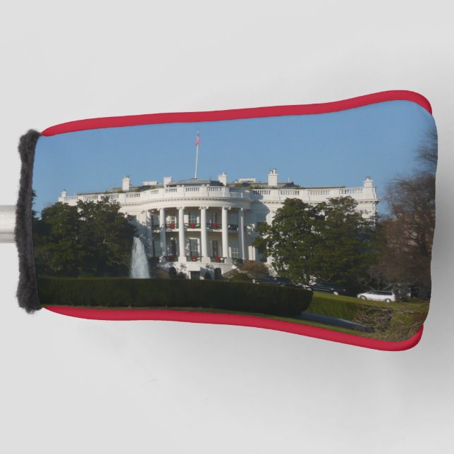 Christmas White House for Holidays Washington DC Golf Head Cover (Front)