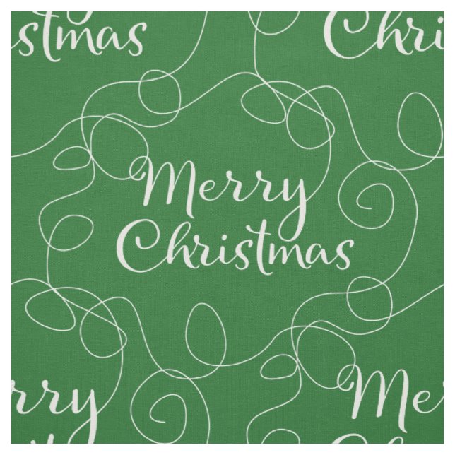 CHRISTMAS white seamless pattern with LINES Fabric (Swatch)