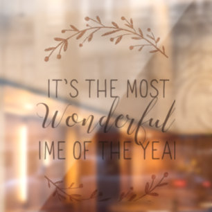 Christmas  window cling