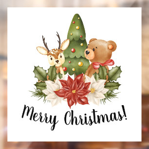 Christmas window cling