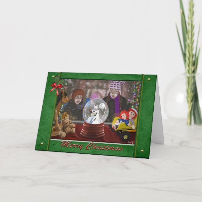 Christmas Window Holiday Card (Front)
