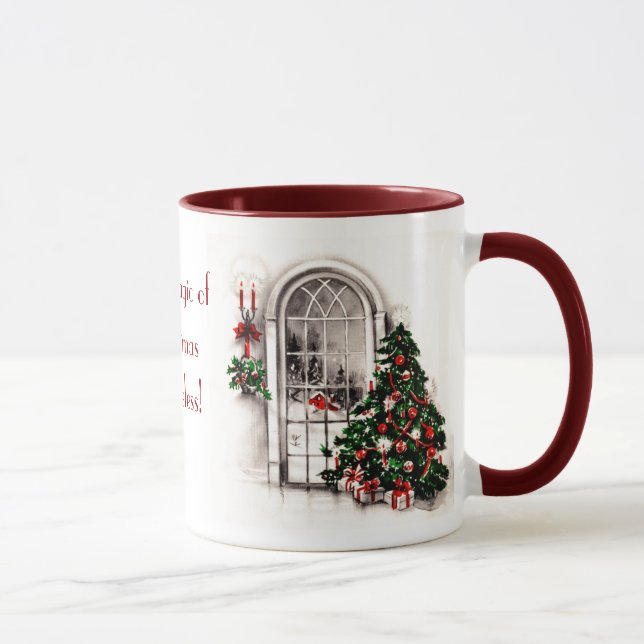 Christmas Window Lights Photo Mug (Right)