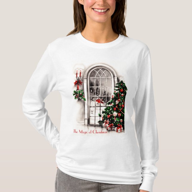Christmas Window Mens Shirt (Front)