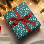 Christmas Wine Lover Wrapping Paper<br><div class="desc">This design may be personalized in the area provided by changing the photo and/or text. Or it can be customized by clicking Personalize this Template and then choosing the click to customize further option and delete or change the colour of the background, add text, change the text colour or style,...</div>