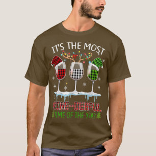 Christmas Wine Shirt Xmas Alcohol Pajama PJ Tops F