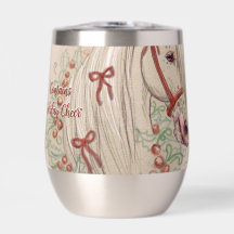 Christmas Wine Tumbler