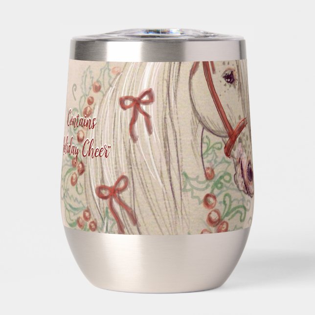 Christmas Wine Tumbler (Front)