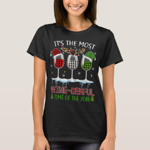 Christmas Wine Xmas Alcohol Pajama PJ Tops For Wom