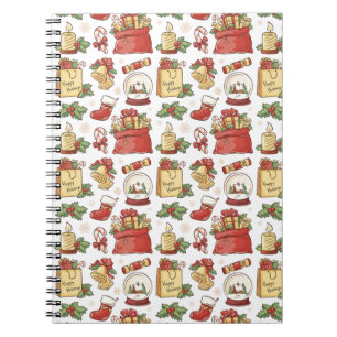 Christmas, Winter and New Year Design Notebook