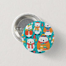 Christmas Winter Animal Party Pattern