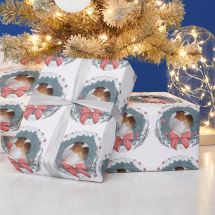 Christmas Winter Berry Personalized Photo Wrapping Paper