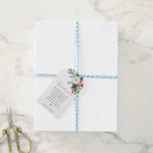 Christmas Winter Bridal Shower Gift Tags