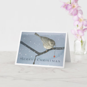 Christmas Winter Chickadee Card