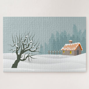 Christmas  Winter Landscape Puzzle