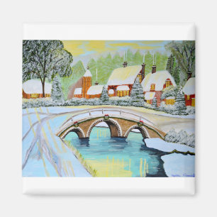 Christmas Winter Magnet