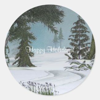 Christmas Winter Scenes Sticker