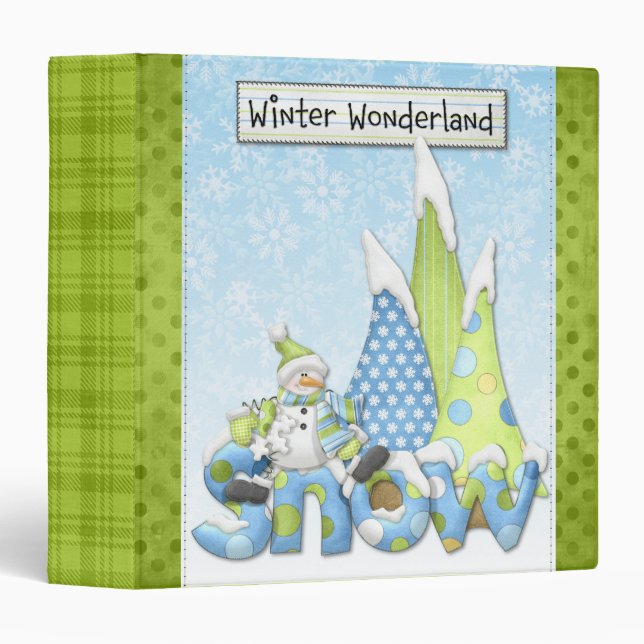 Christmas | Winter Scrapbooking Binder (Front/Spine)