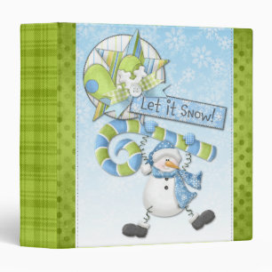 Christmas   Winter Scrapbooking Binder