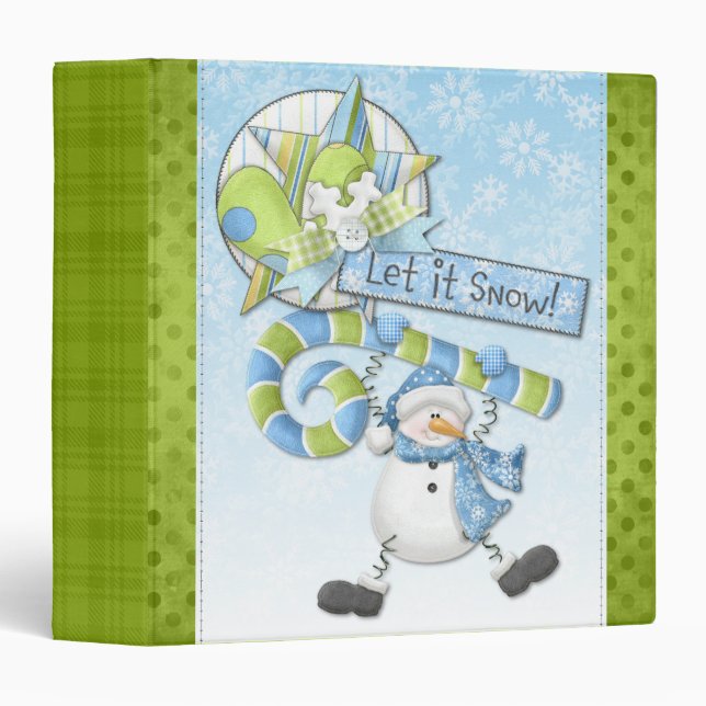 Christmas | Winter Scrapbooking Binder (Front/Spine)