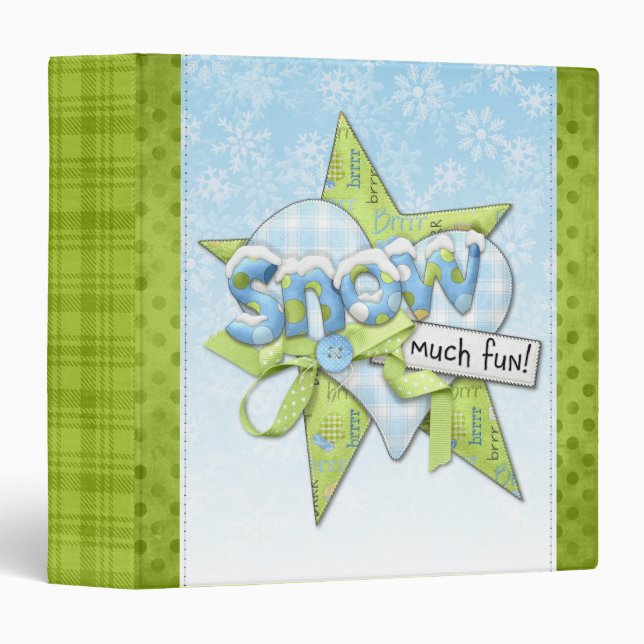 Christmas | Winter Scrapbooking Binder (Front/Spine)