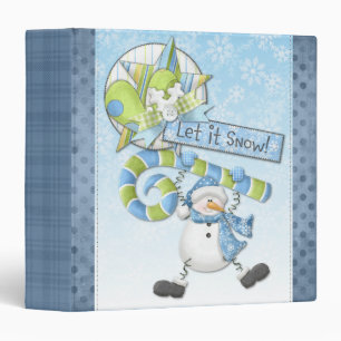 Christmas   Winter Scrapbooking Binder