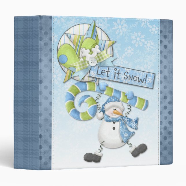 Christmas | Winter Scrapbooking Binder (Front/Spine)