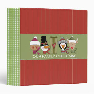 Christmas   Winter Scrapbooking Binder