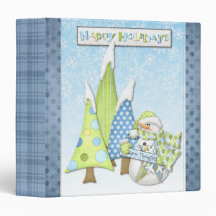 Christmas   Winter Scrapbooking Binder