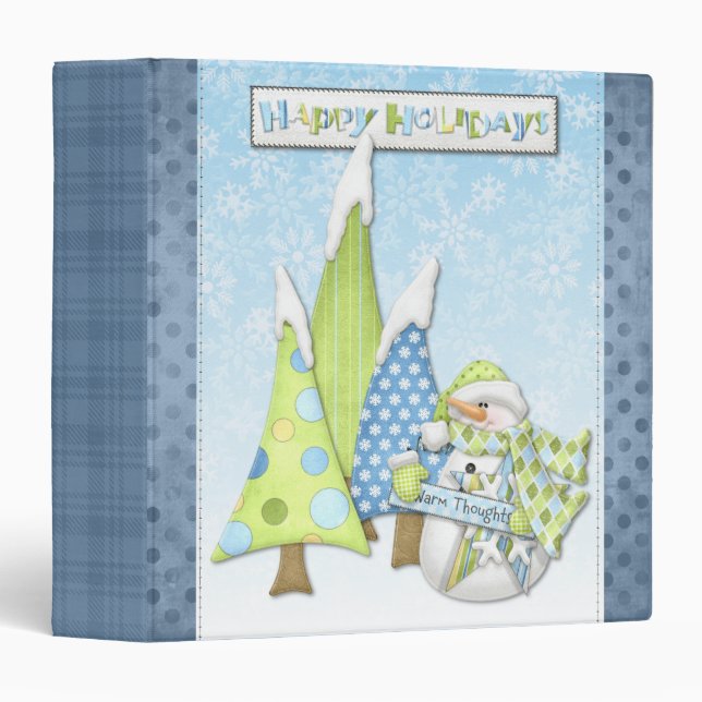 Christmas | Winter Scrapbooking Binder (Front/Spine)