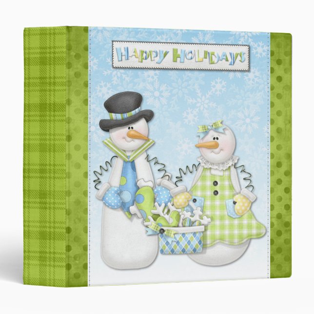 Christmas | Winter Scrapbooking Binder (Front/Spine)