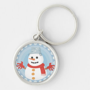 CHRISTMAS WINTER SNOWMAN KEYCHAIN