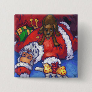 Christmas Wish 2 Inch Square Button