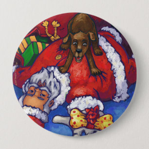 Christmas Wish 4 Inch Round Button