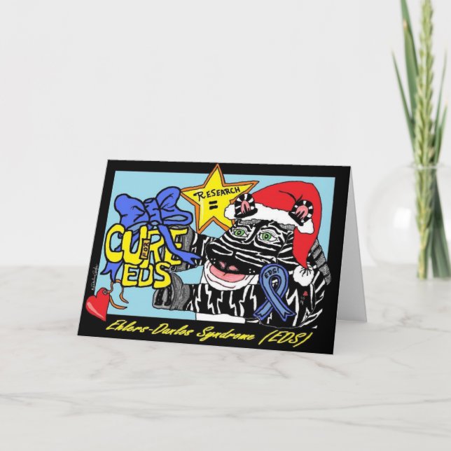 Christmas Wish for a EDS Cure Card (Front)