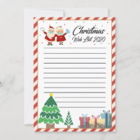 Christmas wish list 2020