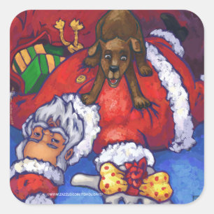 Christmas Wish Square Sticker