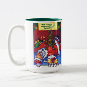 Christmas Wish Two-Tone Coffee Mug