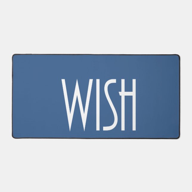 Christmas Wish Xmas Holiday Desk Mat (Front)