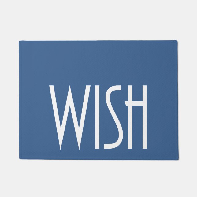 Christmas Wish Xmas Holiday Doormat (Front)