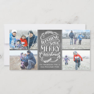 Christmas Wishes Collection 4 Photo Chalk Holiday