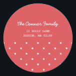 Christmas Wishes Collection Classic Round Sticker<br><div class="desc"></div>