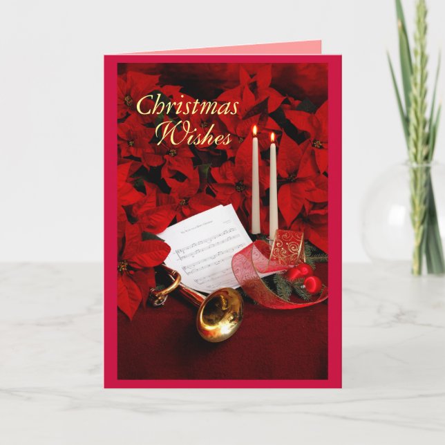 Christmas, Wishes Holiday Card (Front)