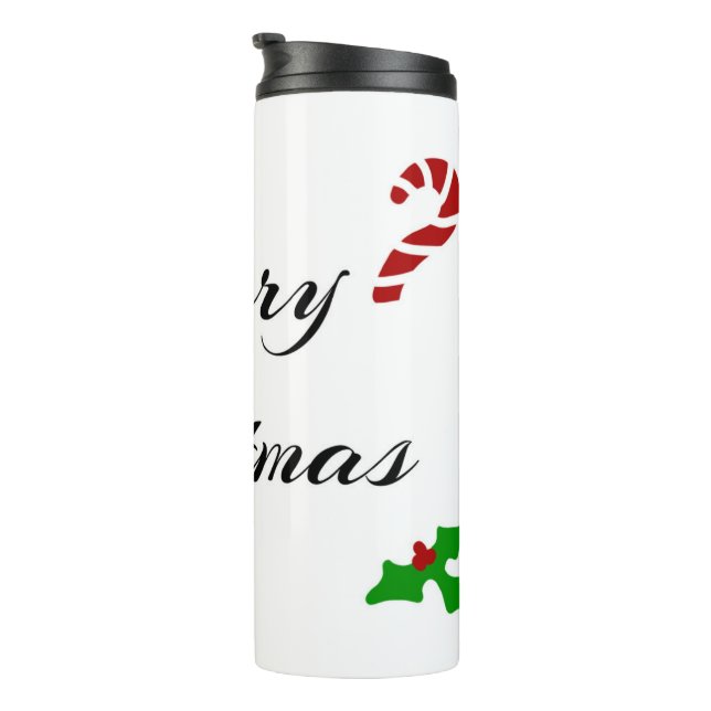 Christmas Wishes Thermal Tumbler (Rotated Right)