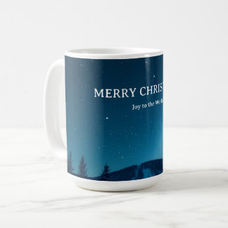 Christmas with Celestial Moon Phases, Winter Night Coffee Mug