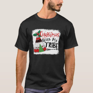 Christmas With My Tribe Camping Fun Family Matchin T-Shirt