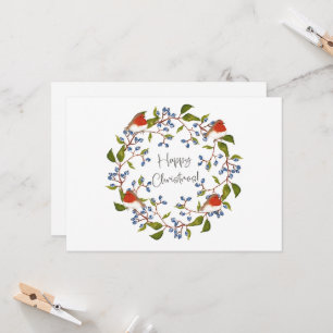 Christmas with Robin Birds   Festive Holiday