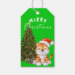 Christmas with Tiger Gift Tags